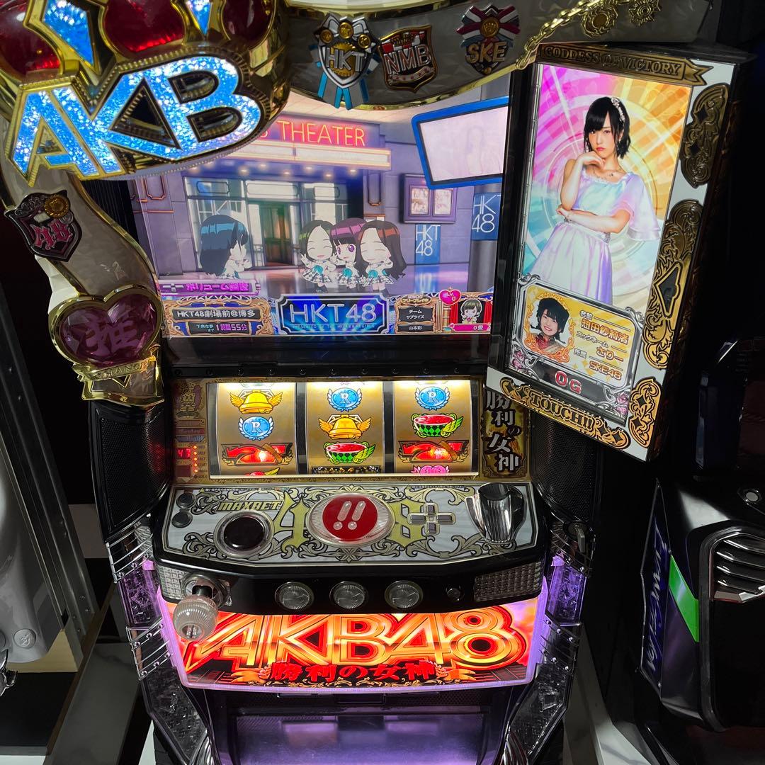 送料込み　パチスロ 実機 AKB48勝利の女神　不要機付き