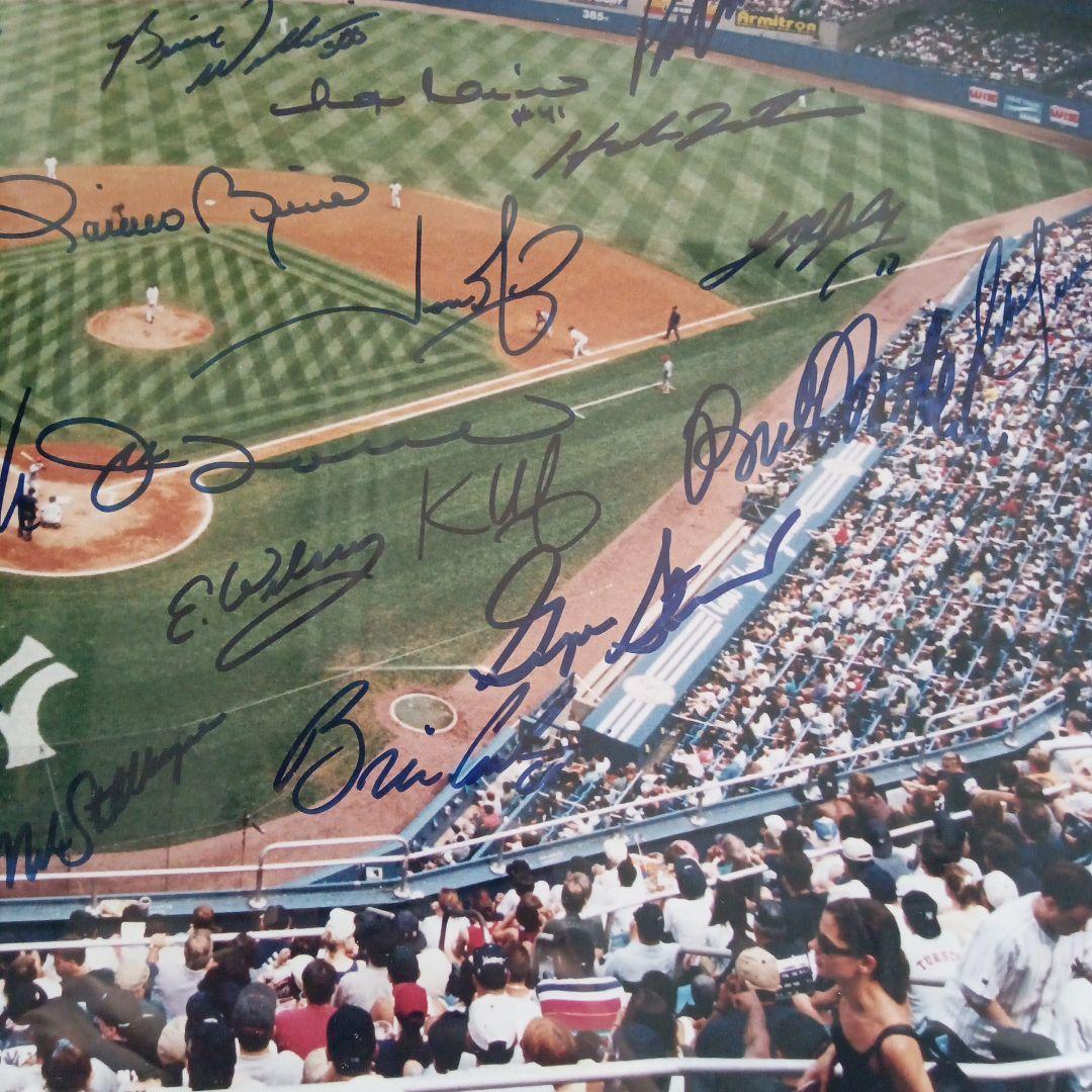 MLB NY ニューヨーク ヤンキース 2004年 直筆 サイン フォト 証明書