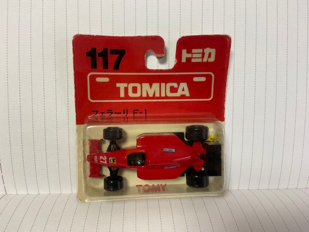 トミカ　赤箱　117 フェラーリF1 ※TOMY赤ロゴ・ブリスター仕様