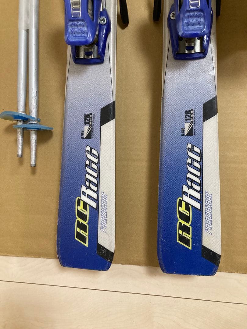 Fischer　ジュニア用　スキー板128cm ブーツ24cm ストック95cm