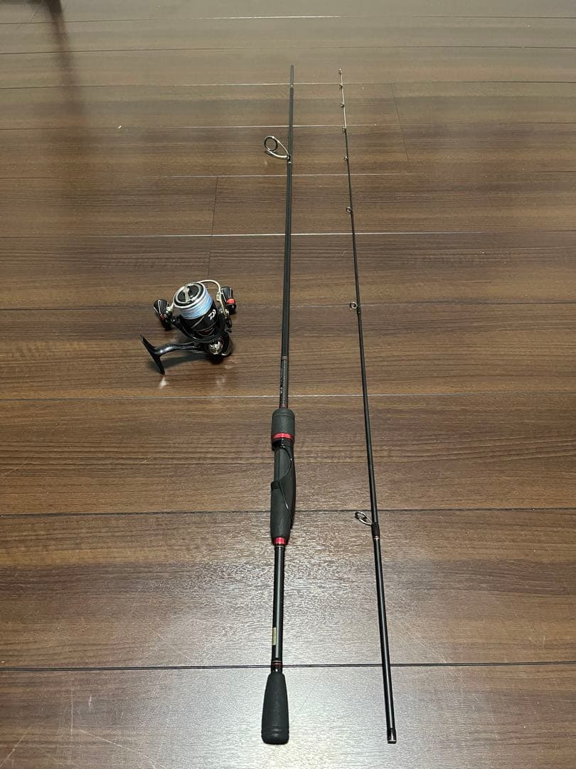 月下美人アジングロッドとスピニングリールセット