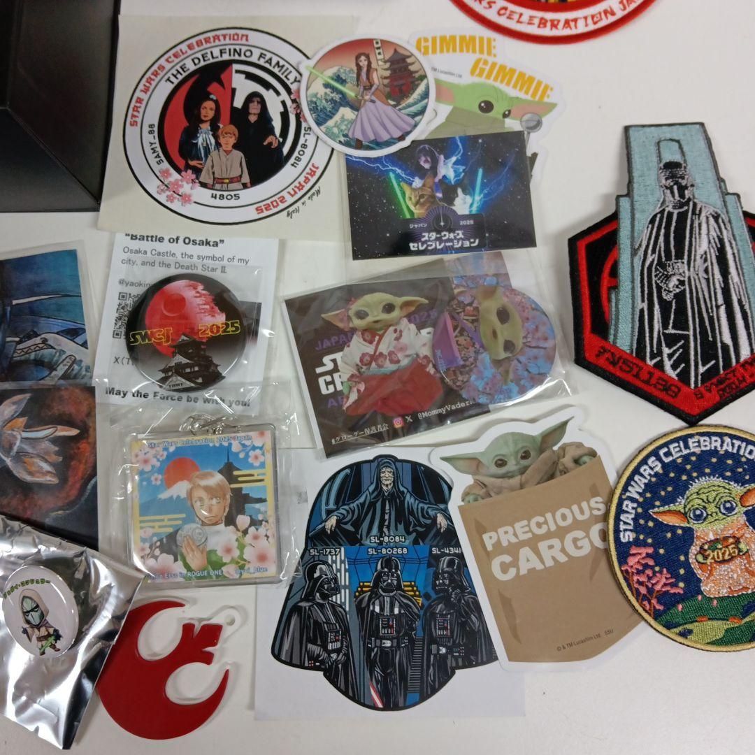 スター・ウォーズ　セレブレーション2025 限定アートピンバッジ4個他　グッズ