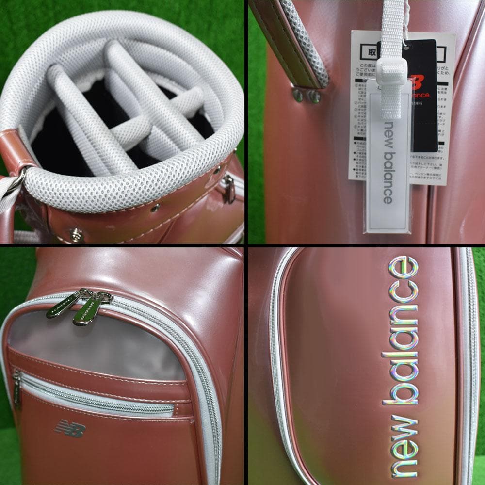 ニューバランス/ゴルフ エナメル キャディバッグ８.５型 新品！