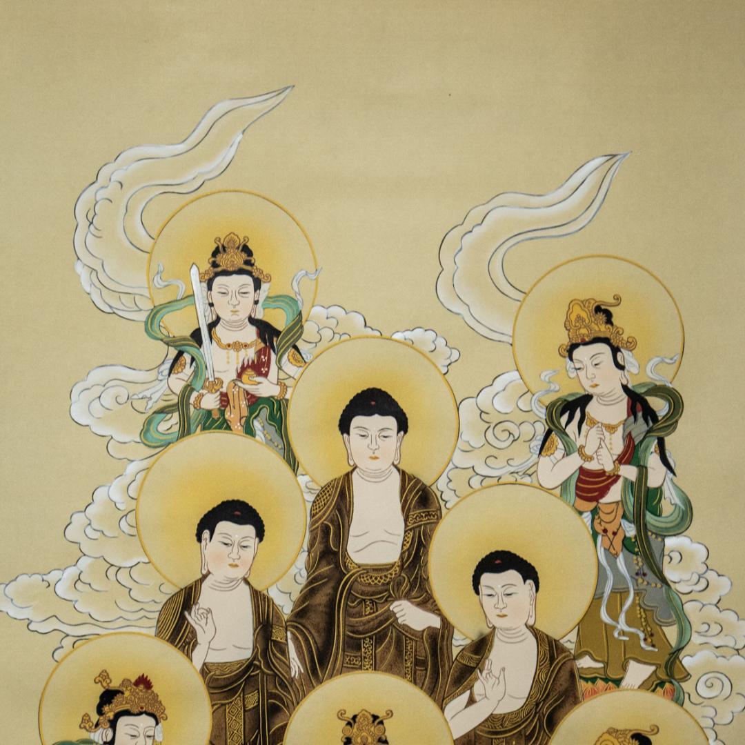 掛軸-1470　門井掬水　十三仏　共箱