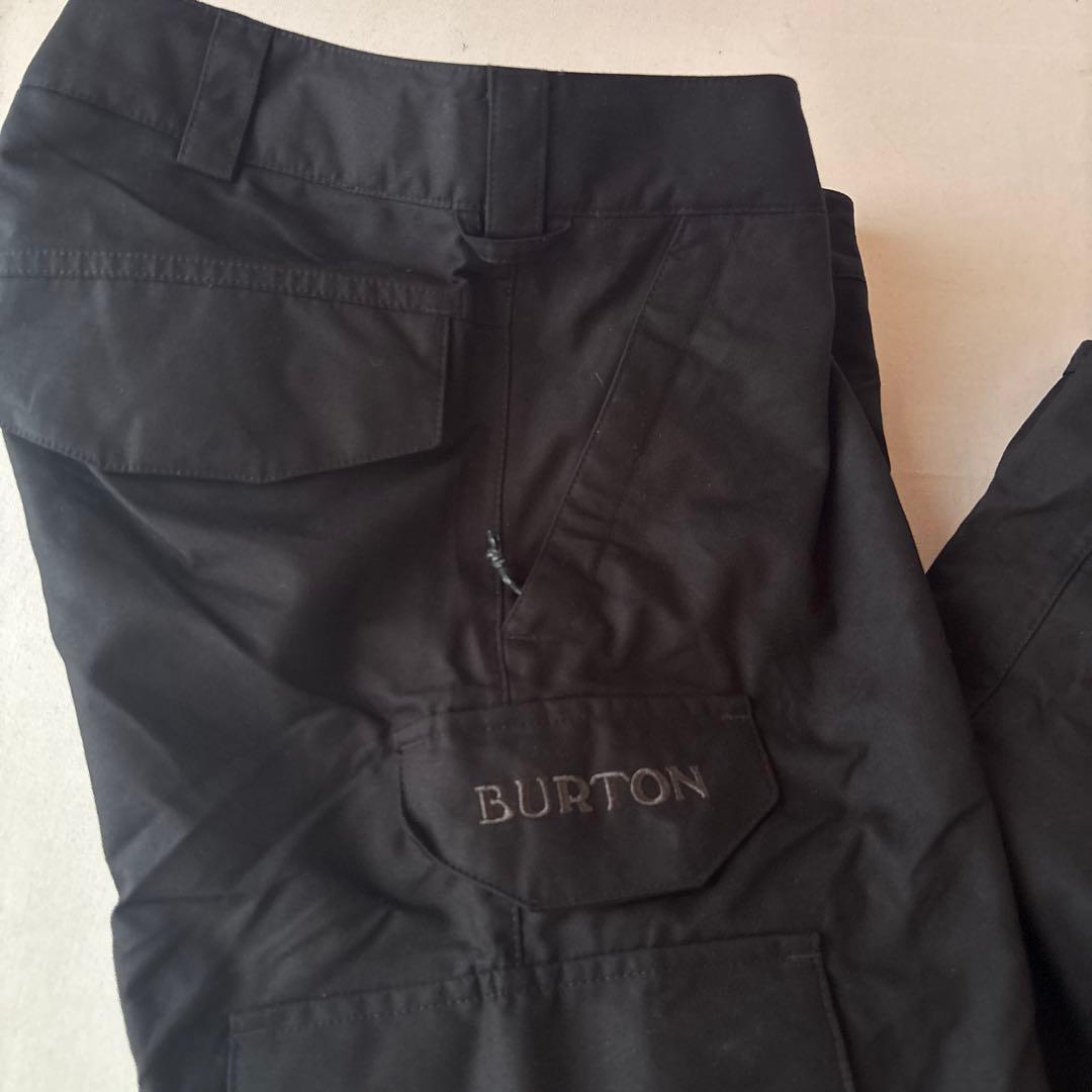B239新品訳あり！Burton カーゴパンツ メンズ レギュラー 黒 Sスノボ