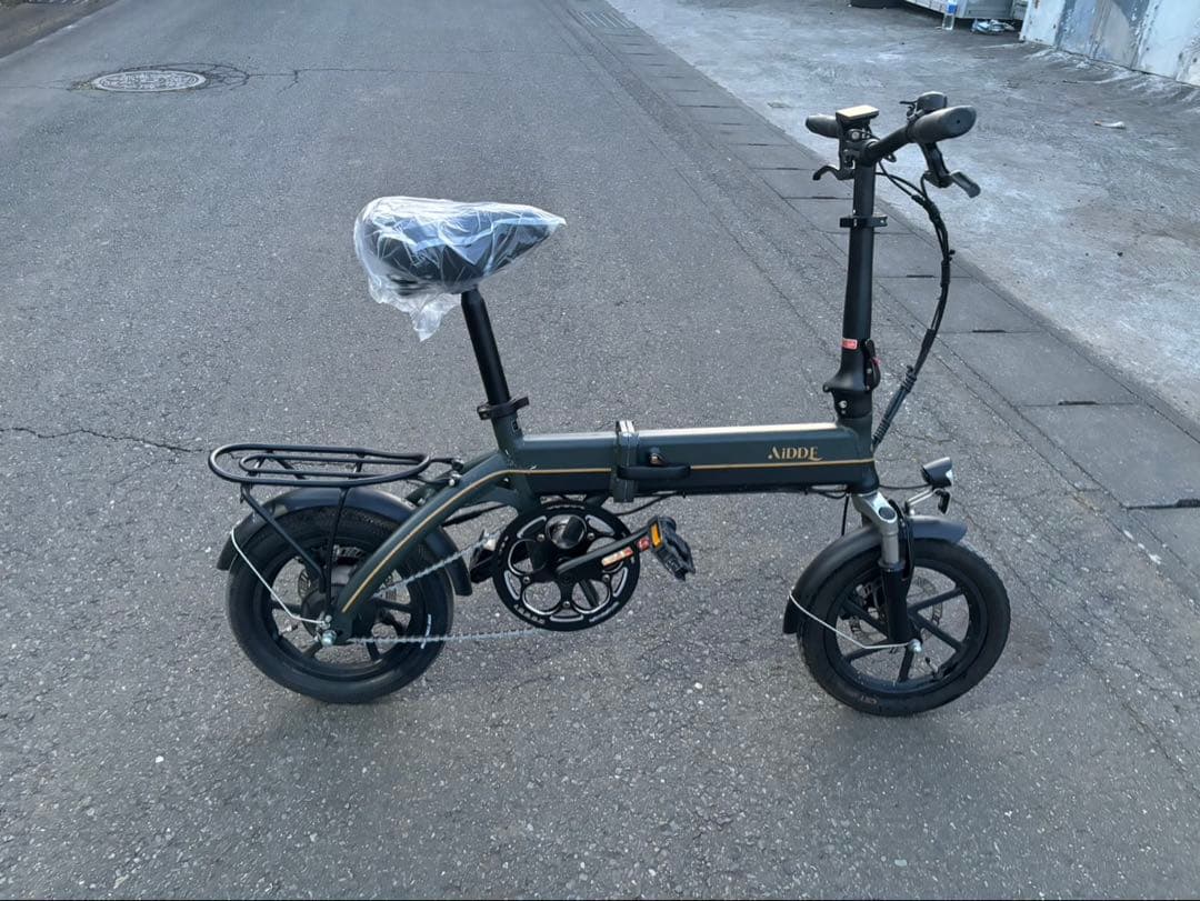 折りたたみ電動アシスト自転車　 AIDDE アイッデ 送料込み