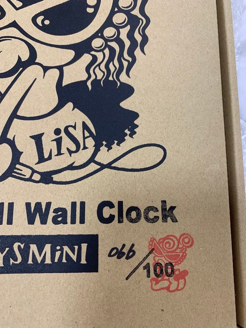 ヒスミニ リサ LISA 掛け時計 100個限定
