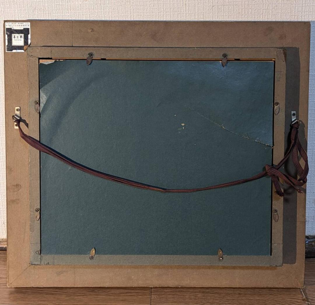 【真作】絵画　油彩3号　葡萄の静物画　鮮やかな色彩　豊かな筆致　V182