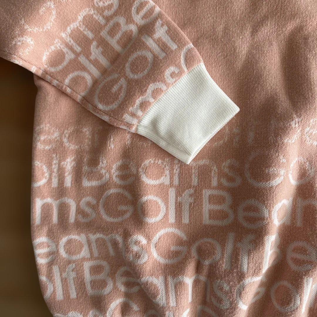 値下　BeamsGolf ピンク 防風ニット　スカートセット　L サイズ　美品