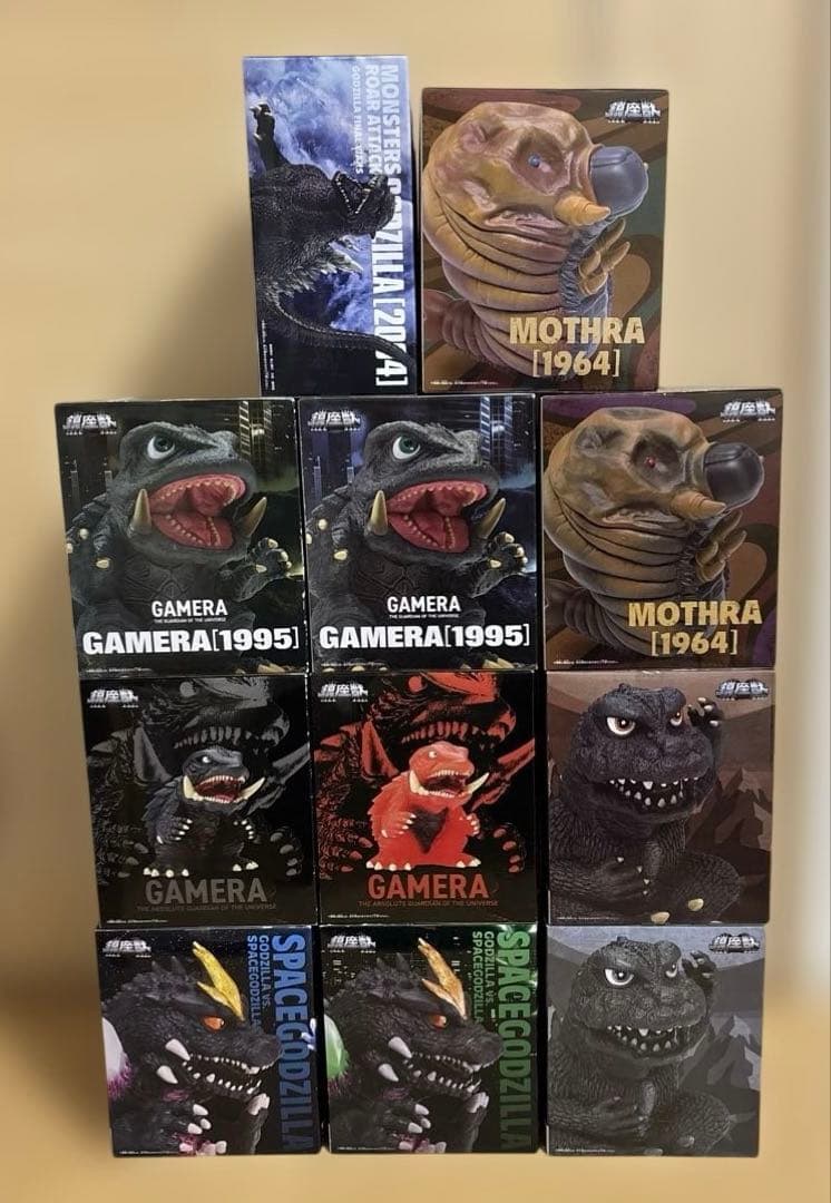 ⭐️激安⭐️鎮座獣シリーズ10種セット+おまけGODZILLAフィギュア