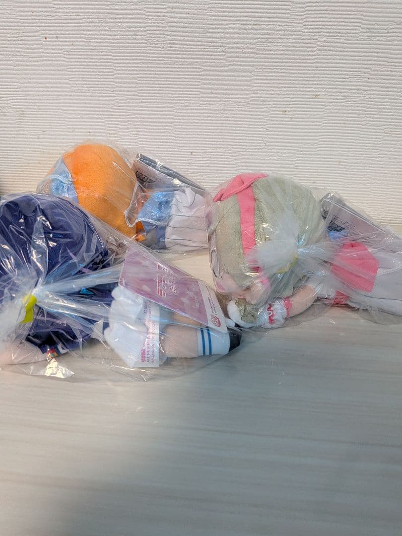 セガUFO限定　ラブライブ　寝そべりぬいぐるみ　〜クーカー　３種セット