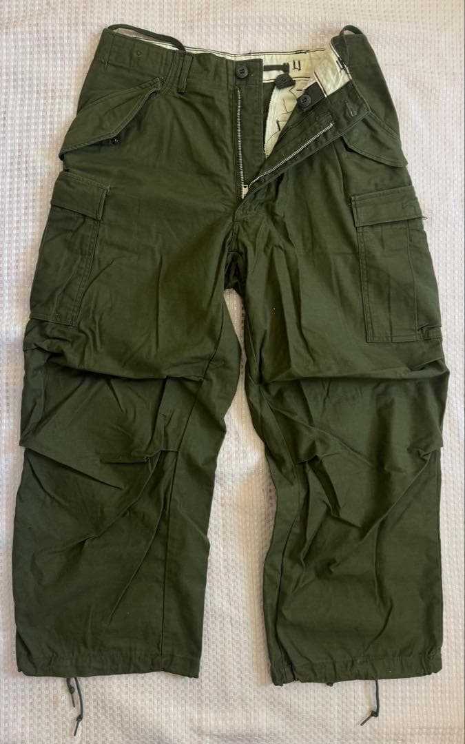 米軍 実物 M-65 フィールドパンツ アルミジップ