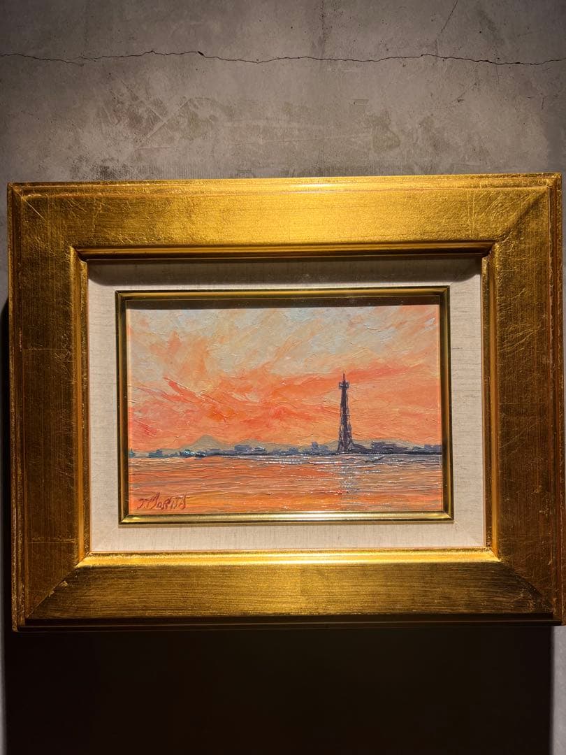 森田利夫　油彩画　原画