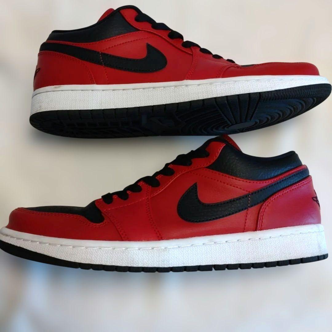 シューズ(男性用) AIR JORDAN 1LOW GYM RED 27cm