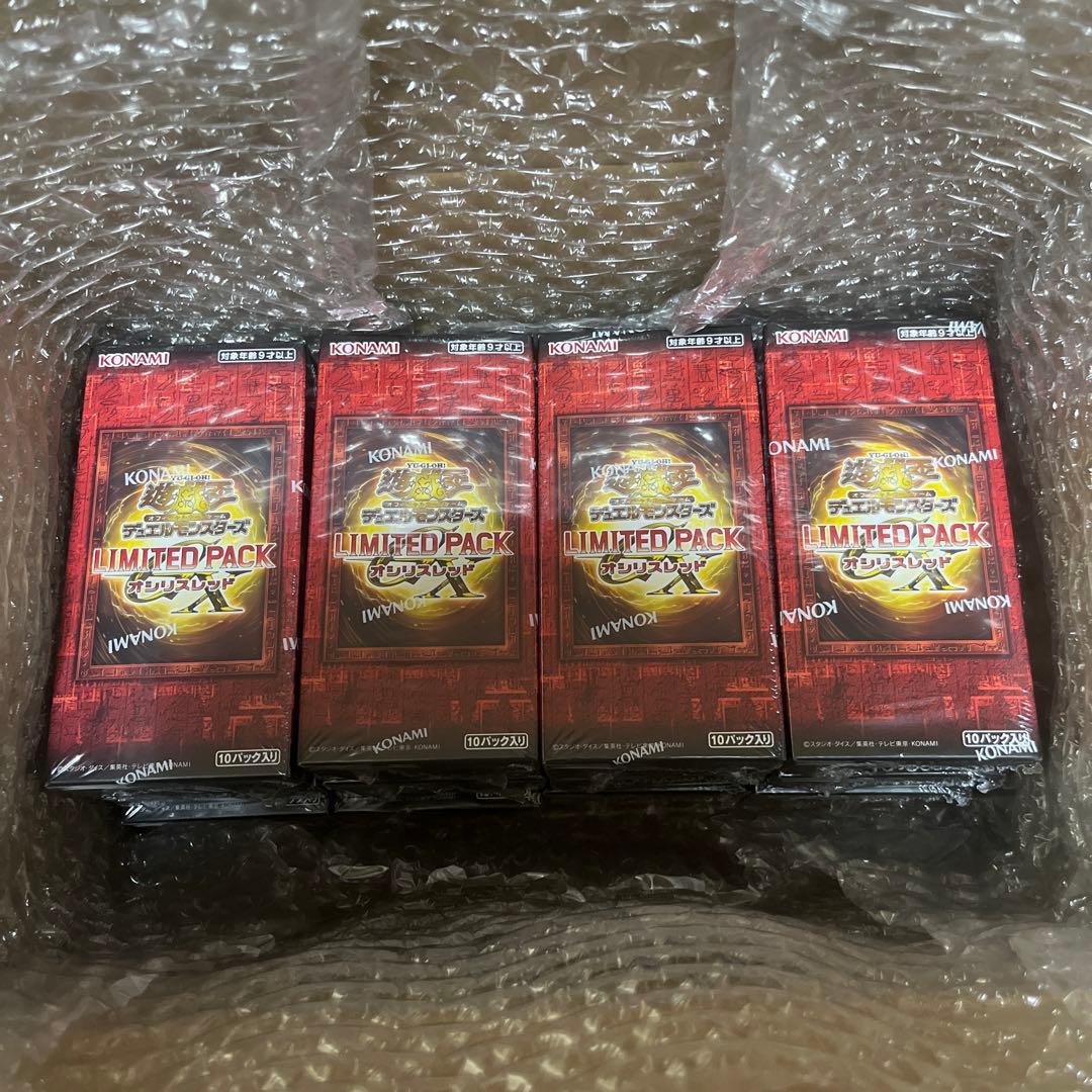遊戯王　LIMITED PACK オシリスレッド　12box
