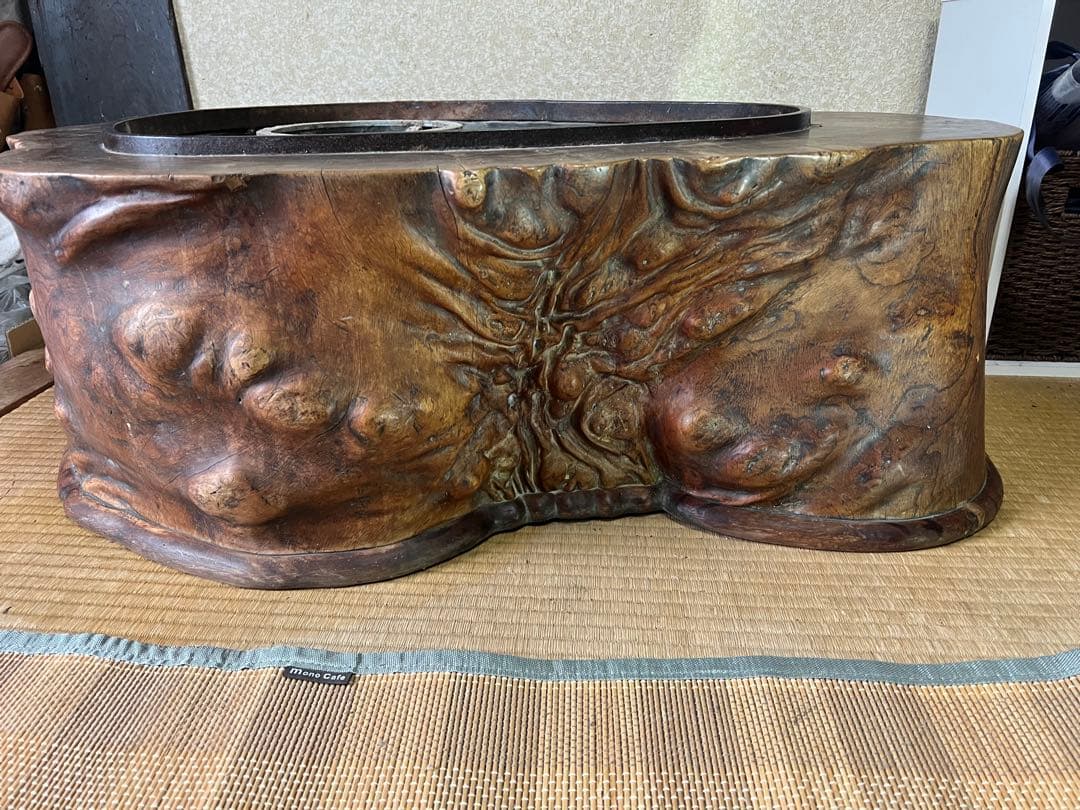 木製オーバル型火鉢 約80cm