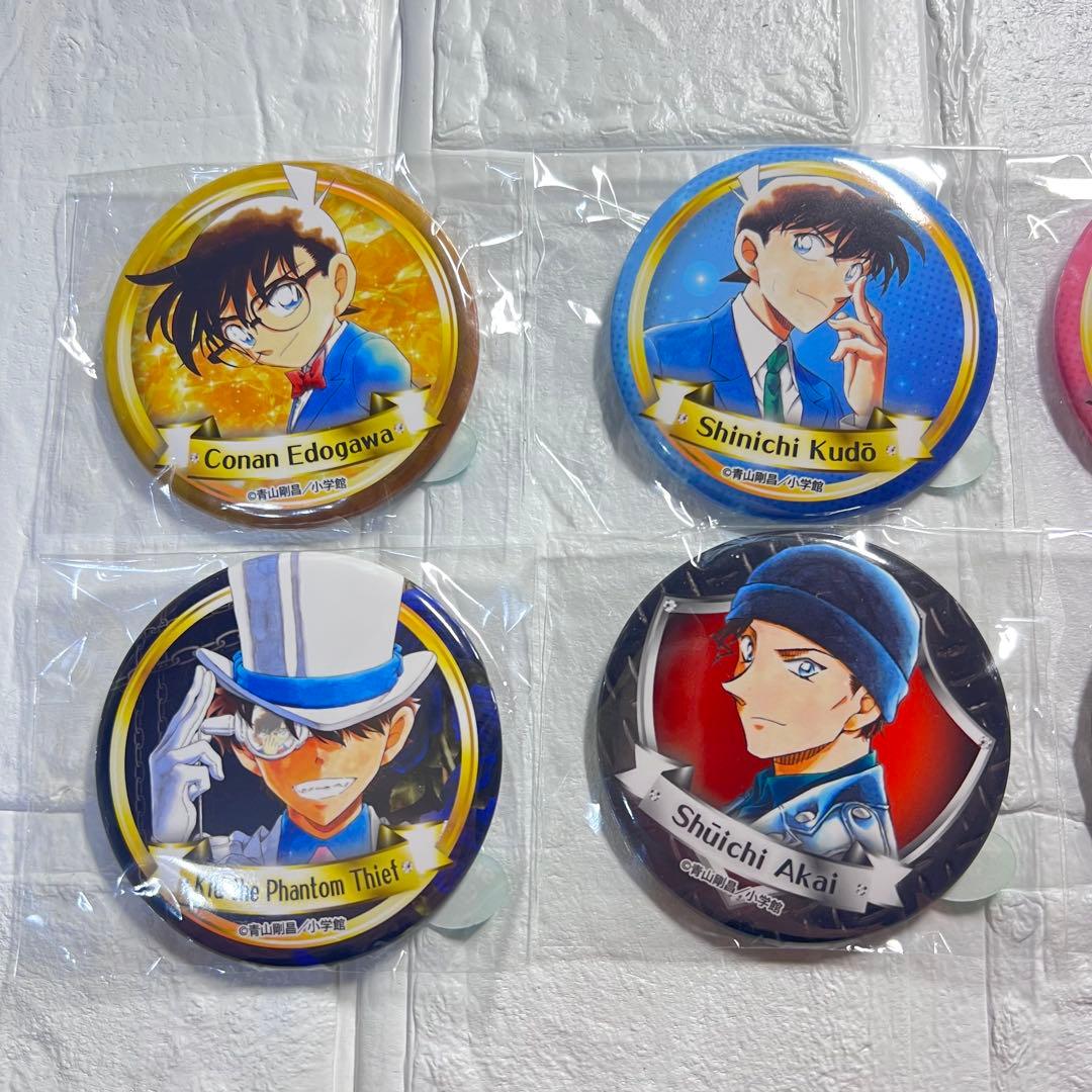 名探偵コナン　缶バッジ　ガチャ　8種　米花商店街コナン百貨店限定北栄町