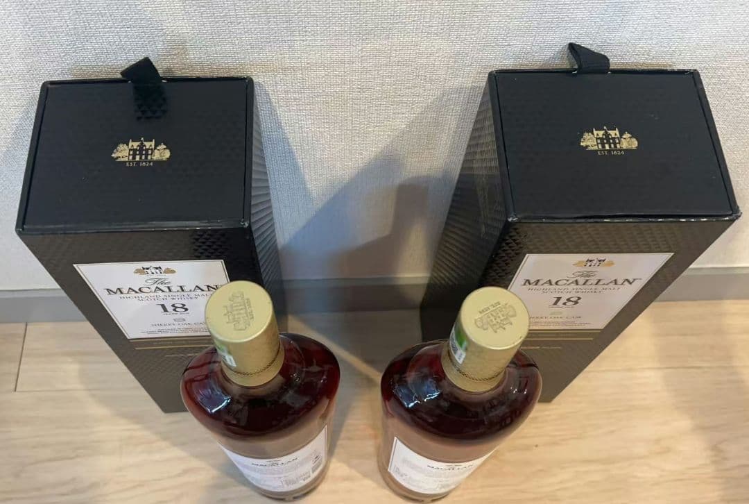 MACALLAN 18年 シングルモルトウイスキー 2本セット