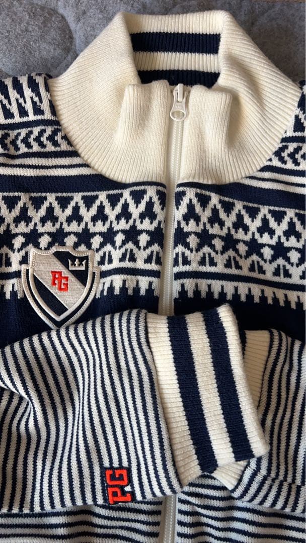 PG パーリーゲイツ ニットジャケット サイズ１