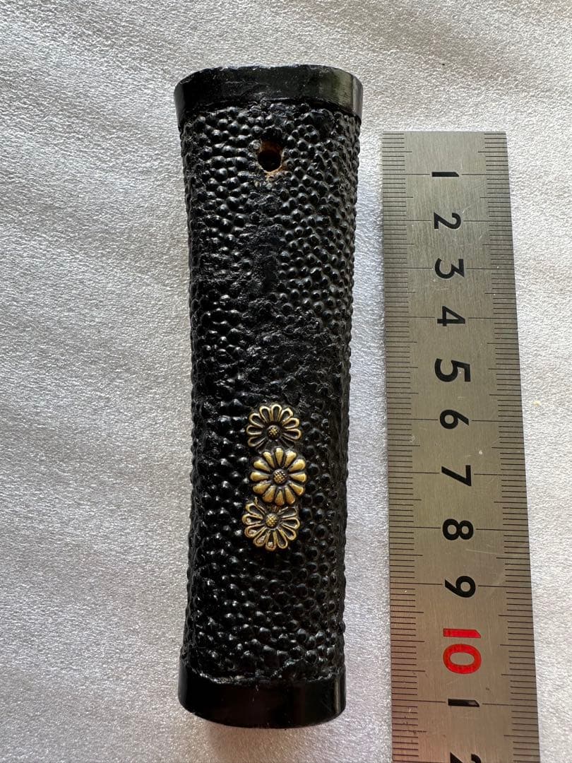 刀装具　残欠刃引合法カット品 鉄製刃 時代 武具　 古美術　現状品