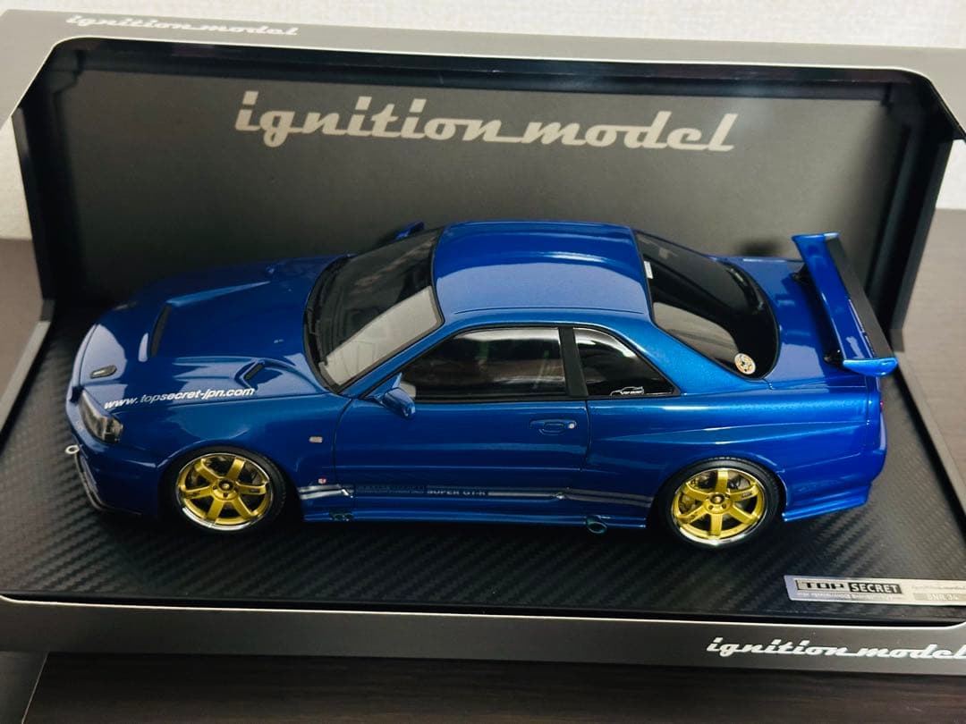 イグニッションモデル TOP SECRET BNR34 1/18