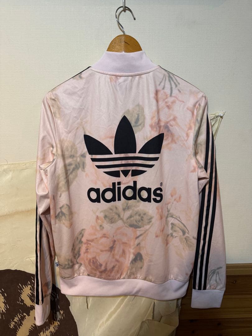 15年製 adidas アディダス ジャージ トップ サイズS バックプリント