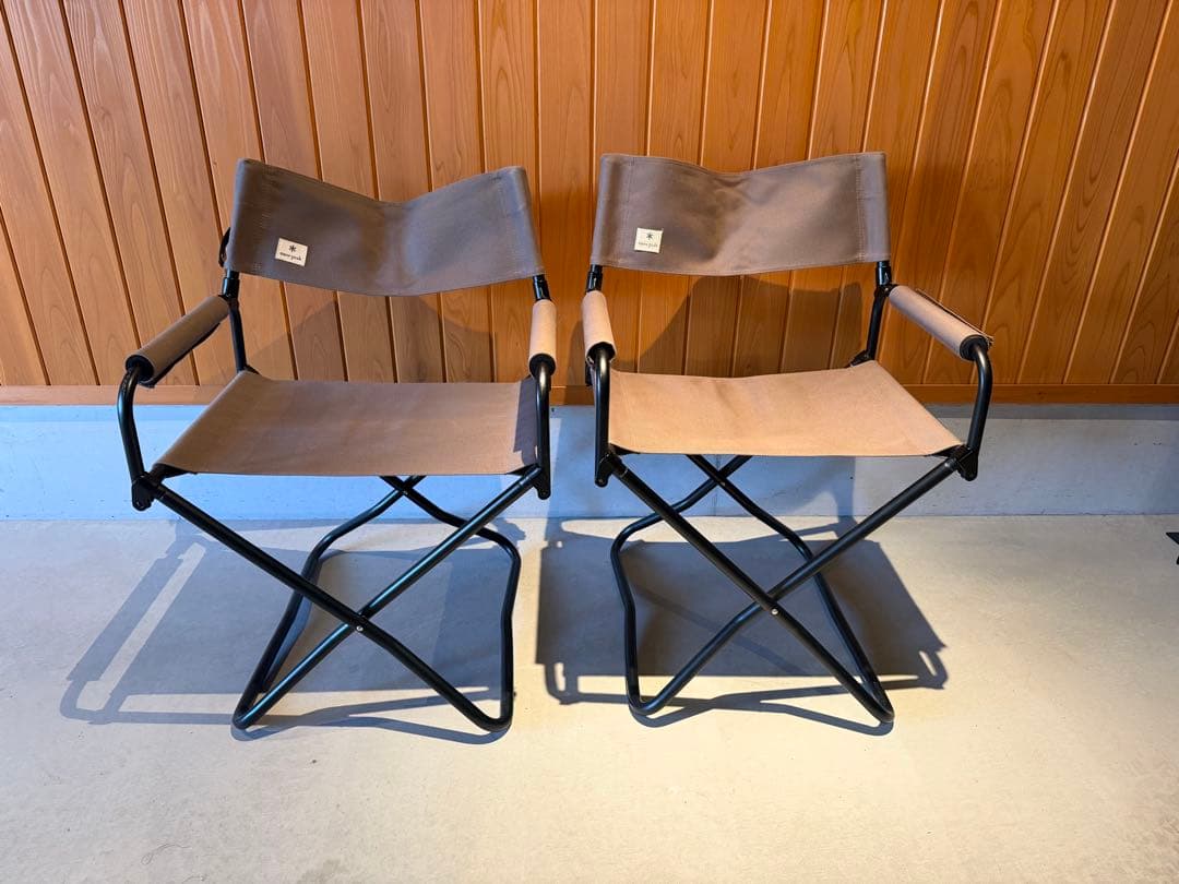 スノーピーク FDチェアワイド グレー　2脚セット　peak