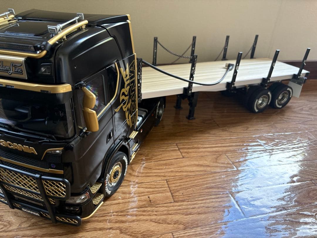 タミヤ 1/14RC スカニア770S 4×2 フルオペ➕ フラットベッドSET