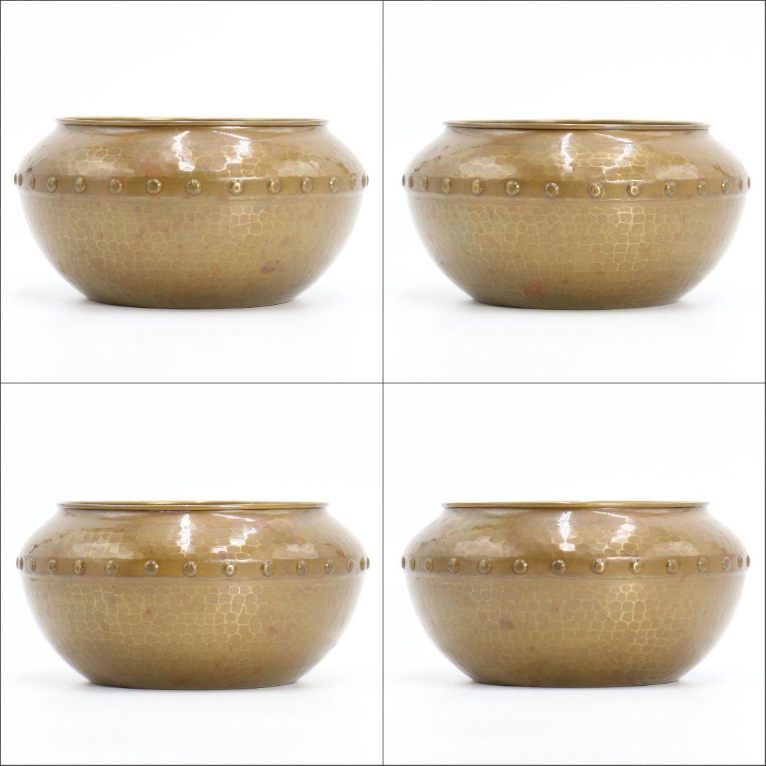 金谷浄雲作 鵬雲斎好み 擂茶建水 鎚目 茶こぼし 共箱 茶道具　V18