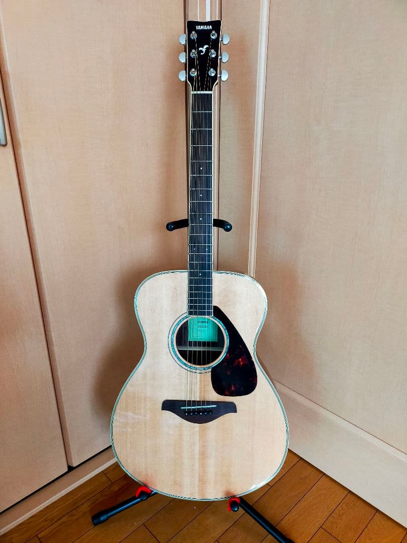 美品！YAMAHA FS830 アコースティックギター 牛骨仕様！低弦高調整済！