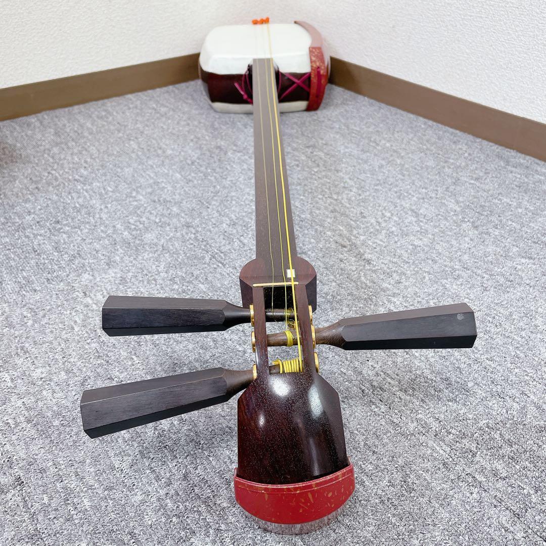 津軽三味線 K8 太棹 東さわり 紅木 子持ち綾杉胴