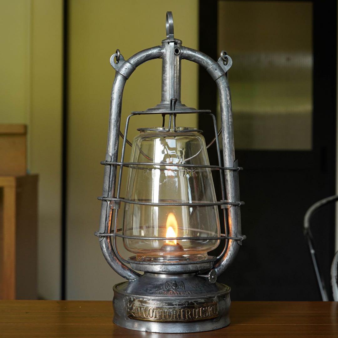 BAT 6 D.R PATENTE 2850 真鍮プレートヴィンテージ ランタン