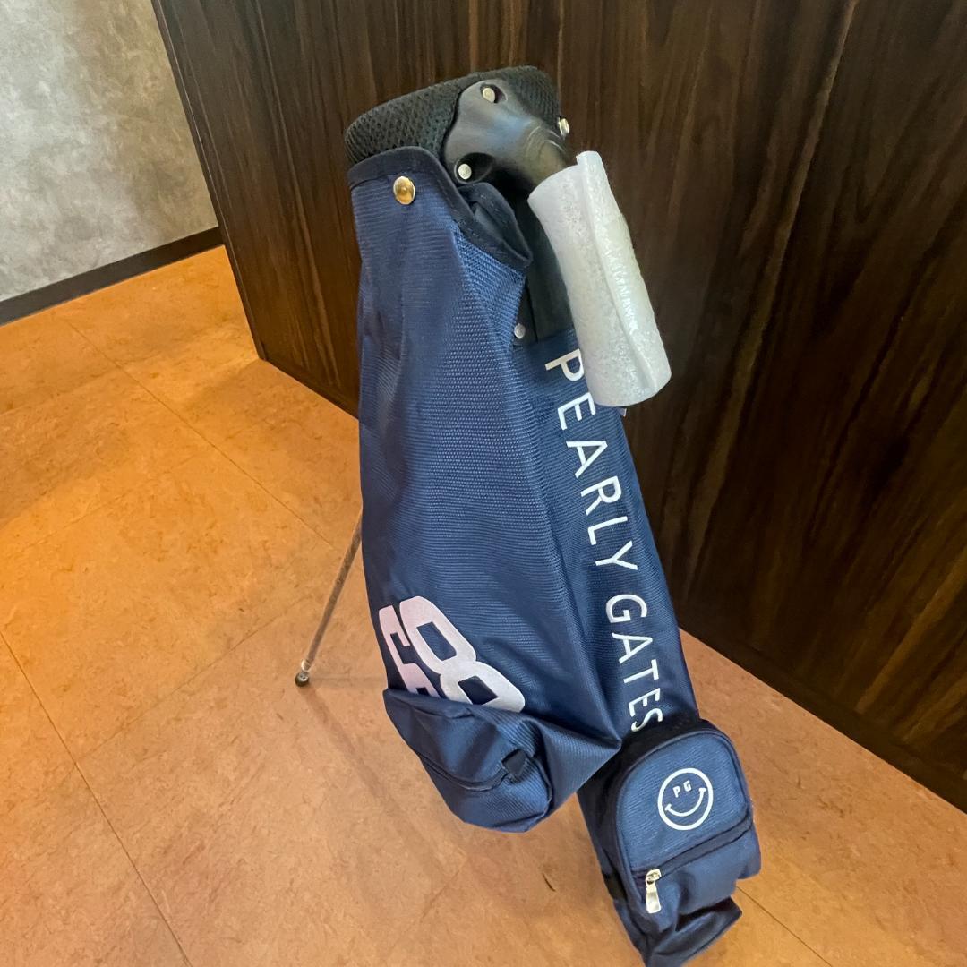 パーリーゲイツ　セルフスタンドバック　ミニバック　アイアンバック肩掛けベルト付き