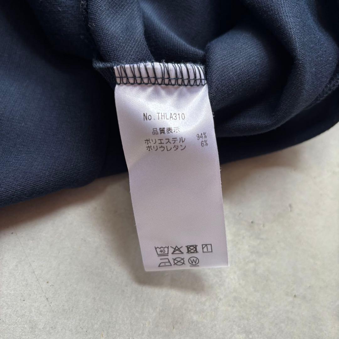 【美品】  GOLF 半袖モックネックシャツ ロゴ