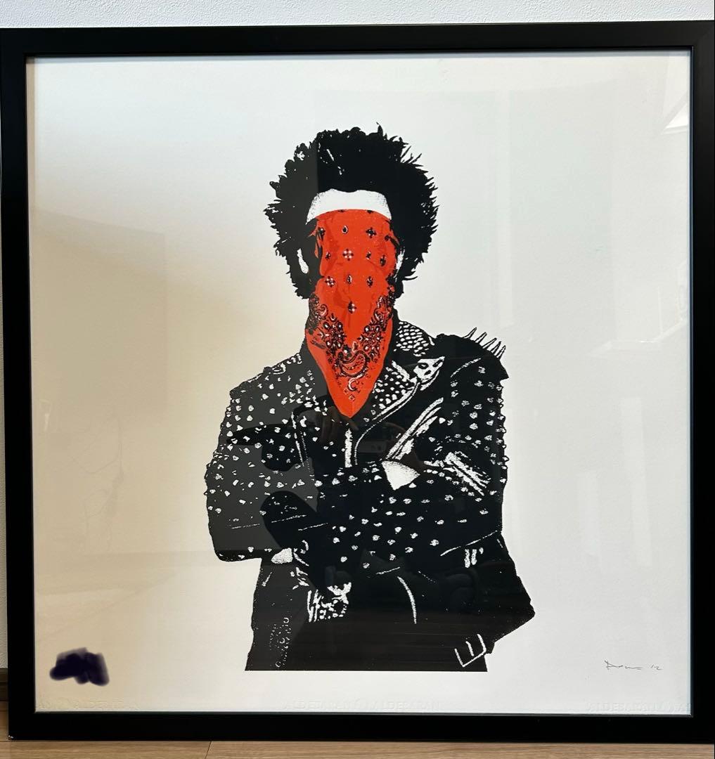 DOLK ドルクPUNK パンク シルクスクリーン 額装済み　版画