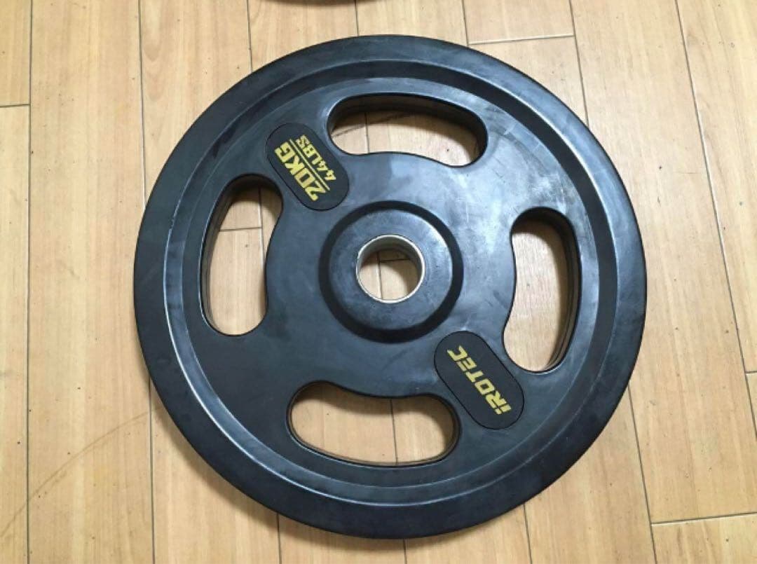 ①アイロテックIROTEC プレート20kg x 1枚穴径50mm(同時購入)