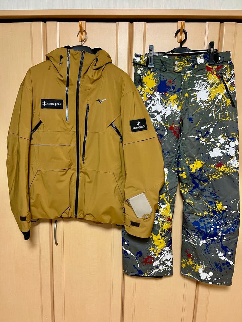 ミズノ　スキーウェア　上下セット　ジャケット2XL パンツXL