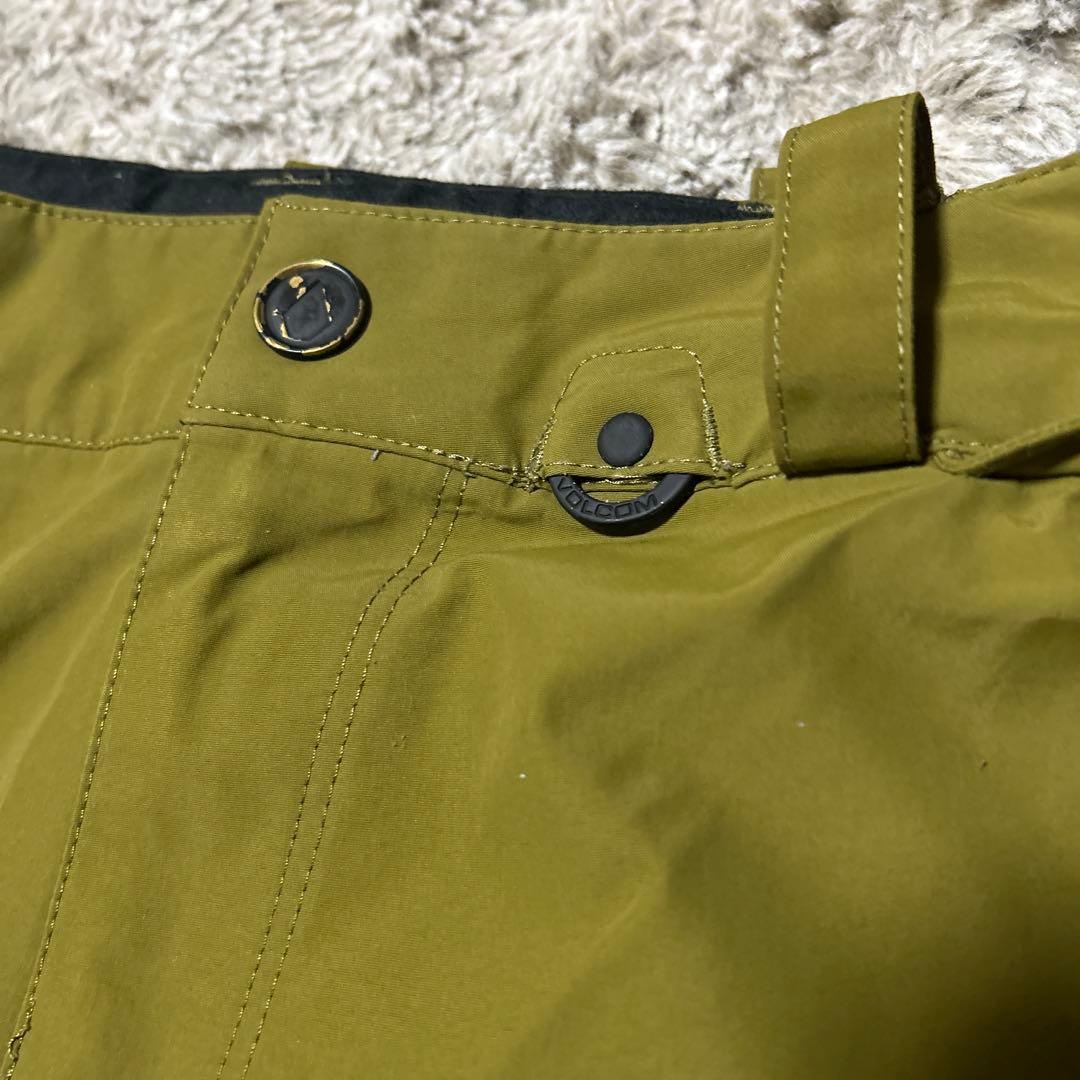 VOLCOM GORE-TEX スノーボードパンツ オリーブグリーン　メンズ　S