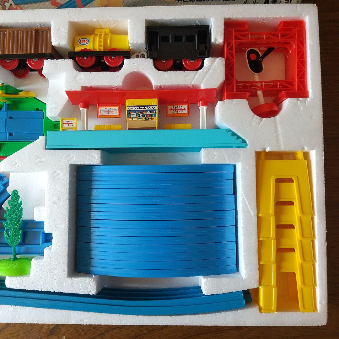 電気機関車ＥＦ１５＋貨物車 立体交差セット(廃版プラレール)