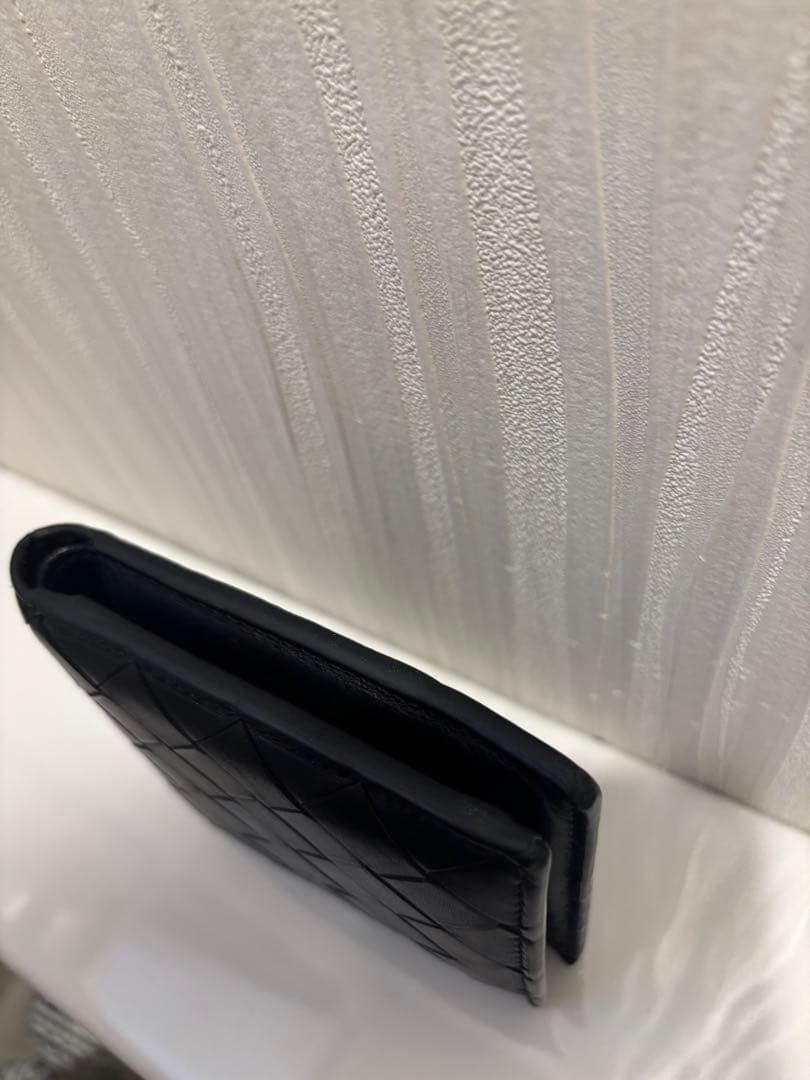 ボッテガ　BOTTEGA VENETA 二つ折り財布　ケース付き ブラック