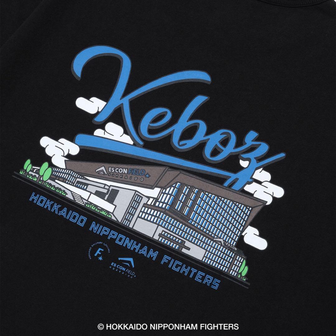 KEBOZ ファイターズ ESCON SS TEE Tシャツ ブラック S