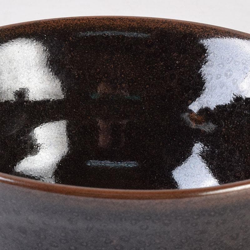 茶道具　上野焼　十五代　熊谷紅陽作　茶碗　堀内宗完(兼中斎)極め箱　VR9097