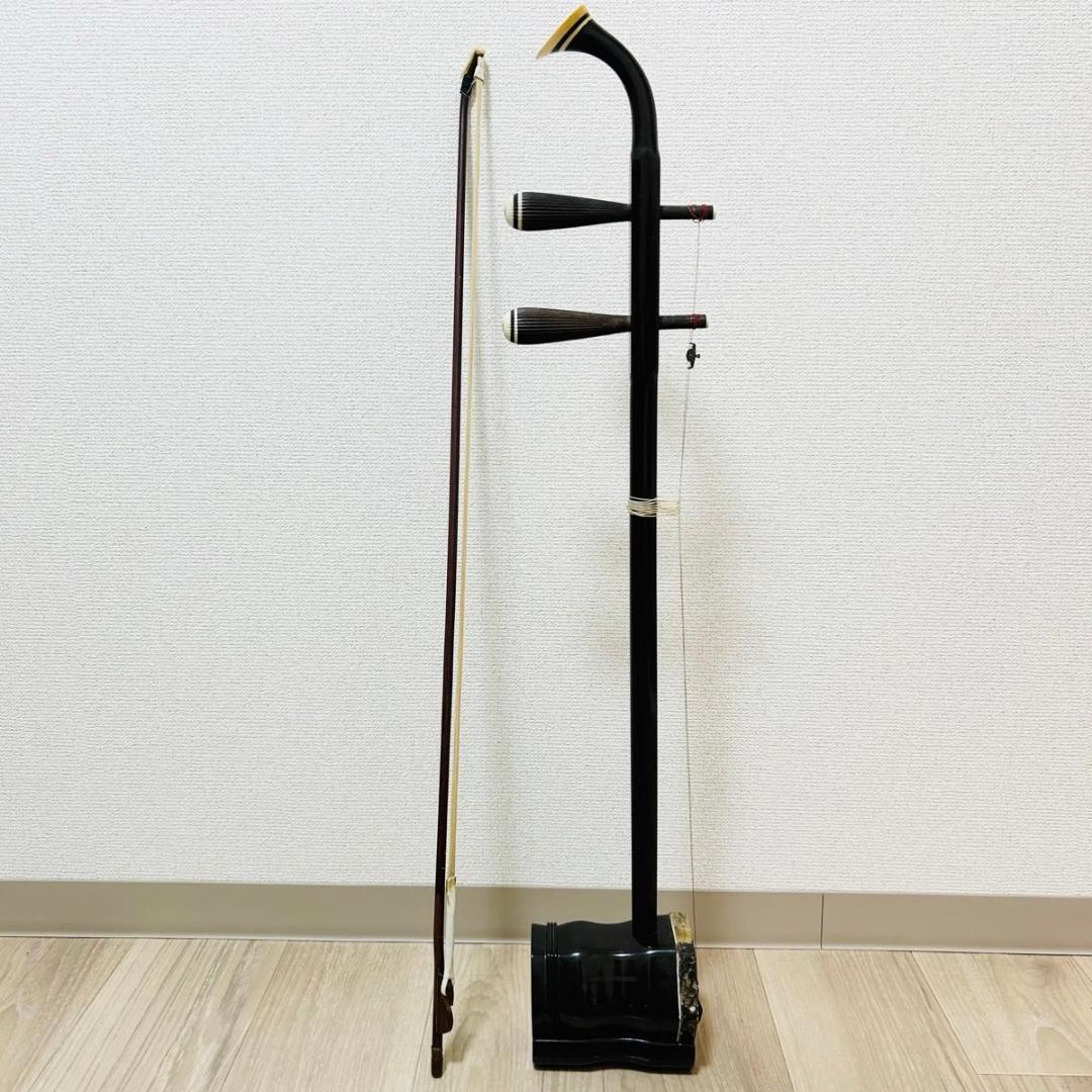 二胡 ZN-400H ◆紅木（新紅木）◆美品◆本革・蛇皮◆送料無料 ZEN-ON