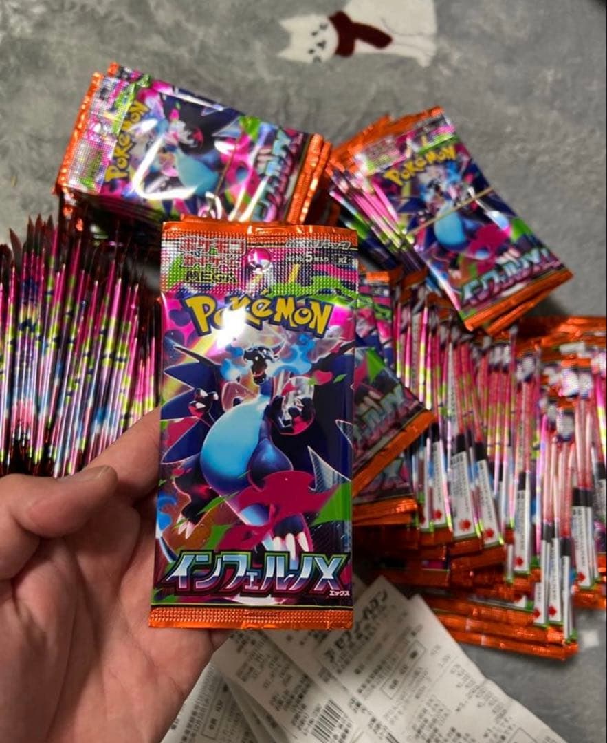 ポケモンカードゲームMEGA 拡張パック「インフェルノX」100パック
