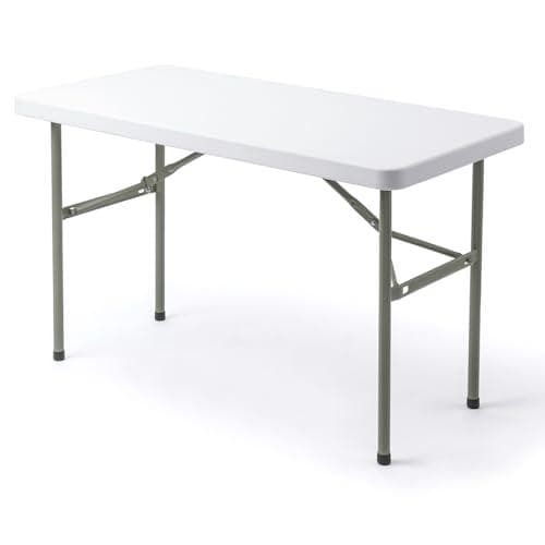 Aサンワダイレクト 折りたたみテーブル 幅122×奥行61×高さ74cm 耐荷重