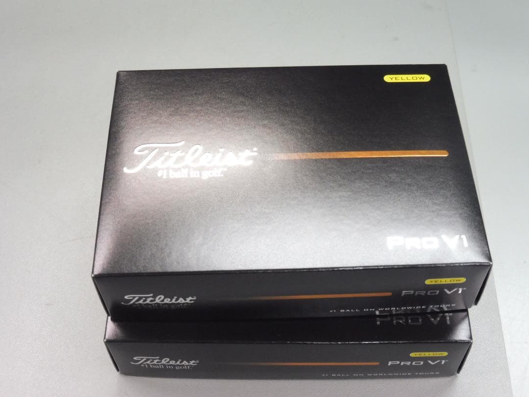 タイトリスト　PRO　V1　2026 イエロー　2ダース　未使用品