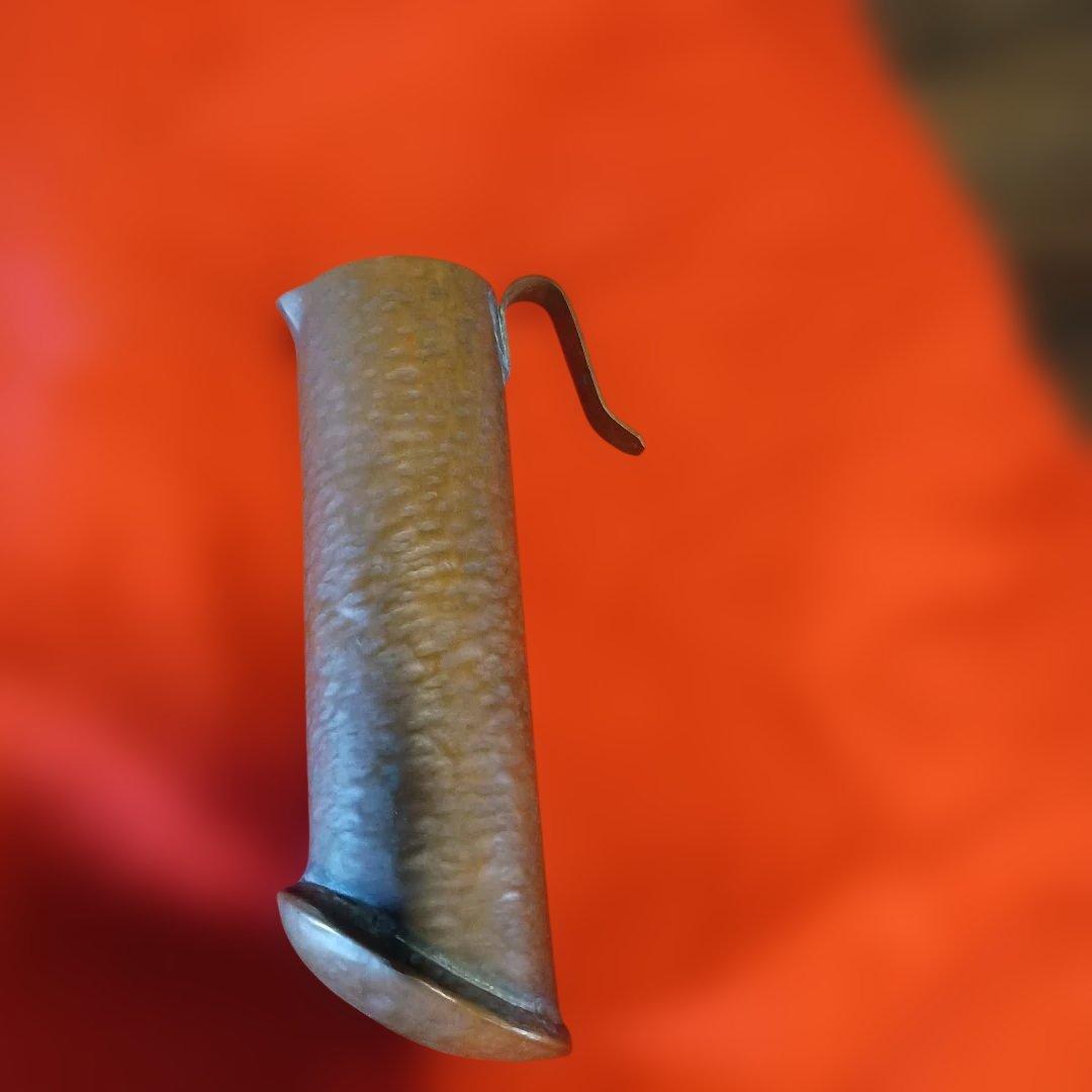 ちろり　酒燗器　陽物　陰陽　銅打出し　大正時代