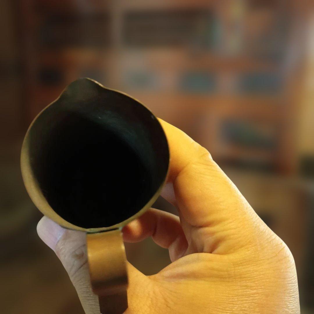 ちろり　酒燗器　陽物　陰陽　銅打出し　大正時代