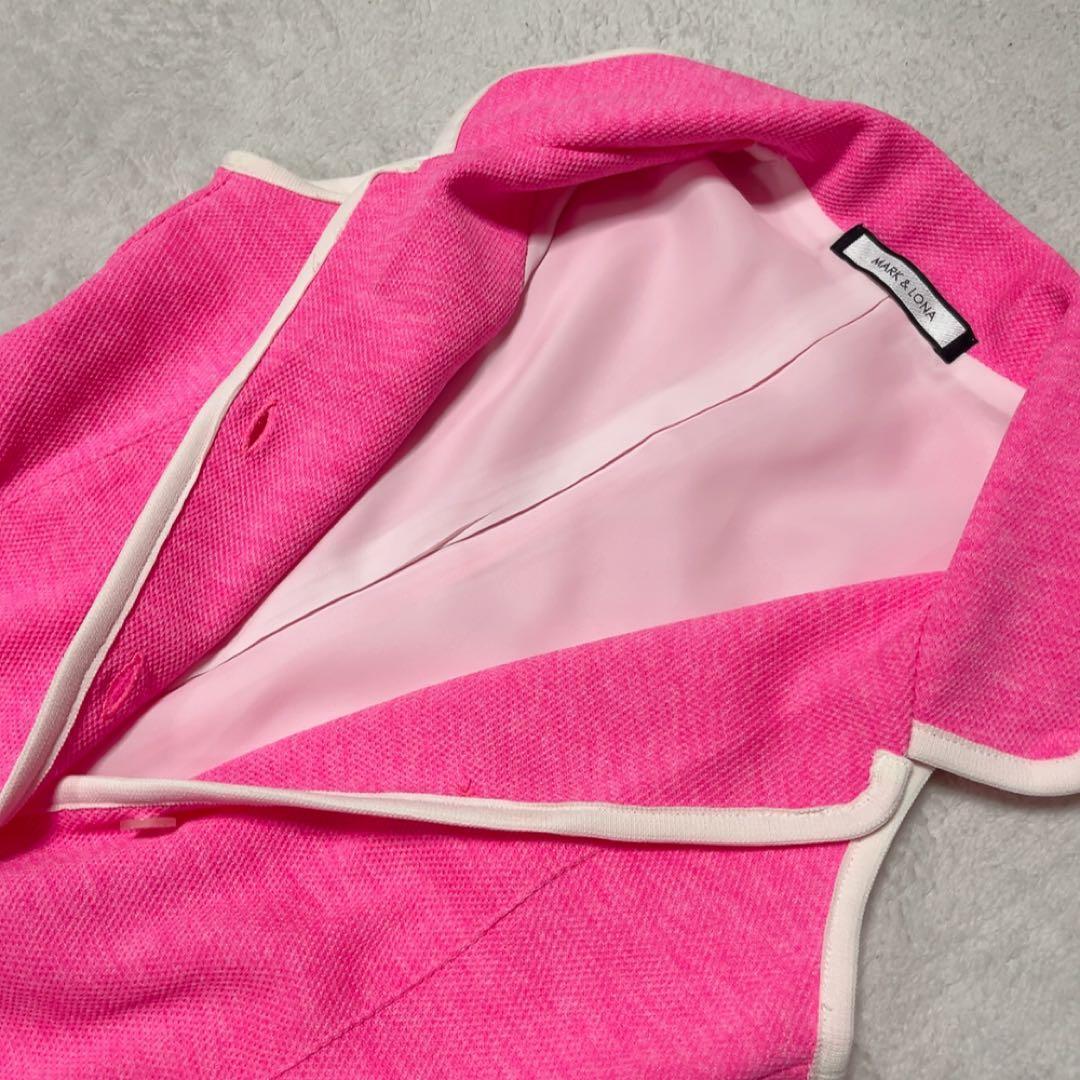 未使用　マークアンドロナ　ワンピース　ピンク　Dormie Polo Dress