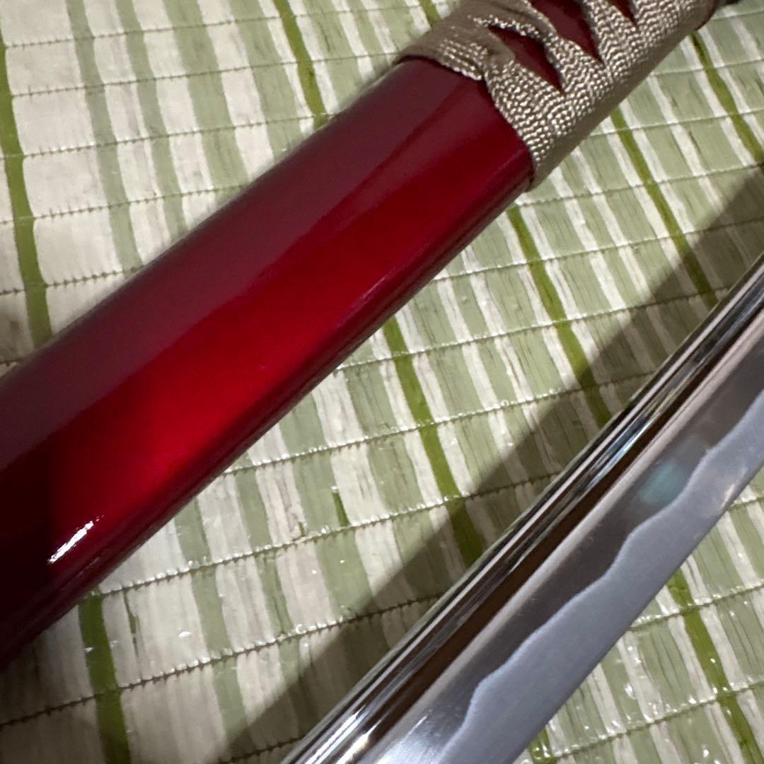 模造刀　刀　剣　ソード　工芸品　武具　武器　侍　赤　太刀